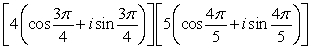 Perform the operation shown below and leave the result in trigonometric form.   A)    B)    C)    D)    E)   