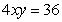 Which answer is a polar form of the given rectangular equation?   A)    B)    C)    D)    E)   
