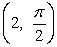 Find a polar equation of the conic with the given characteristics and with the focus at the pole.Conic VertexParabola   A)    B)    C)    D)    E)   