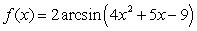 Find the derivative of the function   . A)    B)    C)    D)    E)   