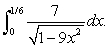 Evaluate the integral   A)    B)    C)    D)    E)   