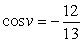 Find the exact value of   given that   and   . (Both u and v are in Quadrant II.)  A)    B)    C)    D)    E)   
