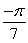 Determine the quadrant in which the angle lies. (The angle measure is given in radians.)    A) IV B) I C) II D) III E) The angle lies on a coordinate axis.