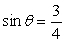 Given that   , find   .[Hint: Sketch a right triangle corresponding to the trigonometric function of the acute angle   , then use the Pythagorean Theorem to determine the third side.] A)    B)    C)    D)    E)   