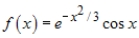Use a graphing utility to graph the damping factor and the function in the same viewing window. Describe the behavior of the function as x increases without bound.   A)      B)      C)      D)      E)     