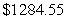 Suppose the term of a mortgage t (in years)  can be approximated by   where x is the monthly payment in dollars. Use the model to approximate the term of a home mortgage for which the monthly payment is   . What is the total amount paid? Round your answer to the nearest cent. Your answer may be slightly different depending on the number of digits your technology uses in computations. A) $1284.55 B) $308,293.13 C) $15,414.66 D) $51,382.19 E) $616,586.26