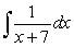 Find the indefinite integral of   . A)    B)    C)    D)    E)   