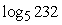 Rewrite the logarithm   in terms of the common logarithm (base 10) . A)    B)    C)    D)    E)   