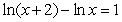 Approximate the solution to   . Round to 3 decimal places. A) -0.632 B) 0.333 C) 1.164 D) 2.718 E) 0.222