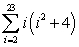 Use the properties of summation and Theorem 4.2 to evaluate the sum.   A) 4411 B) 77,275 C) 4319 D) 65,016 E) 77,259