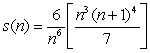 Find the limit of s(n)  as n   .   A) 6/7 B) 12/7 C) 1/7 D) 6 E) unbounded