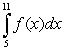 The graph of f consists of line segments, as shown in the figure. Evaluate the definite integral   using geometric formulas.   A) -2 B) 0 C) -3 D) -4 E) -1