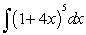 Find the indefinite integral   . A)    B)    C)    D)    E)   
