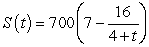 A company introduces a new product for which the number of units sold S is   where t is the time in months since the product was introduced. During what month does   equal the average value of S(t)  during the first year? A) March B) June C) April D) May E) September