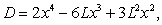 Suppose the deflection D of a beam of length L is   where x is the distance from one end of the beam. Find the value of x that yields the maximum deflection . A)    B)    C)    D)    E)   