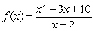 Analyze and sketch a graph of the function   . A)    B)    C)    D)    E) none of the above