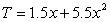 The total stopping distance T of a vehicle is   where T is in feet and x is the speed in miles per hour. Use differentials to approximate the percent change in total stopping distance as speed changes from x = 30 to x = 35 miles per hour. Round your answer to one decimal place. A) 16.6% B) 359.0% C) 33.2% D) 116.7% E) 38.7%
