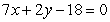 Find an equation of the line that is tangent to the graph of the function   and parallel to the line   . A)    B)    C)    D)    E)   