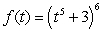 Find the derivative of the algebraic function   . A)    B)    C)    D)    E)   