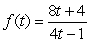 Evaluate the derivative of the function   at the point   . A)    B)    C)    D)    E)   