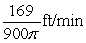 A conical tank (with vertex down)  is 20 feet across the top and 26 feet deep. If water is flowing into the tank at a rate of 16 cubic feet per minute, find the rate of change of the depth of the water when the water is 12 feet deep. A)    B)    C)    D)    E)   