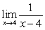 Determine the following limit. (Hint: Use the graph to calculate the limit.)      A) 0 B) does not exist C) 4 D) -4 E) -8