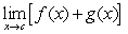 Suppose that   and   . Find the following limit.   A) 140 B) -4 C) 0 D) -24 E) -10