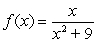 Find the x-values (if any)  at which the function   is not continuous. Which of the discontinuities are removable? A) 3 and -3, not removable. B) continuous everywhere C) 3 and -3, removable. D) discontinuous everywhere E) 0, removable