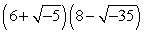 Combine   and write the answer in standard form. A)    B)    C)    D)    E)   