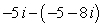 Simplify   and write the answer in standard form. A)    B)    C)    D)    E)   