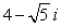 Write the complex conjugate of the complex number   . A)    B)    C)    D)    E)   