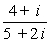 Simplify   and write the answer in standard form. A)    B)    C)    D)    E)   
