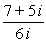 Simplify   and write the answer in standard form. A)    B)    C)    D)    E)   