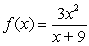 Consider the function   . Identify any slant asymptotes. A)    B)    C)    D)    E)   