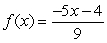 Find all real values of x such that f (x)  = 0.   A)    B)    C)    D)    E)   