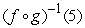 Use the functions given by   and   to find the indicated value.   A)    B)    C)    D)    E) undefined