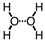 <strong>Which of the following correctly illustrates hydrogen bonding in water?</strong> A) B) C) D)