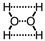 <strong>Which of the following correctly illustrates hydrogen bonding in water?</strong> A) B) C) D)