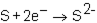 <strong>Which of the following reactions would not produce an octet of electrons in the ion product?</strong> A) B) C) D)