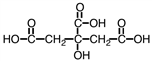 Citric acid, a natural food preservative, accounts for the tartness of citrus fruits.  It is shown below.  About 730 g of this material can be dissolved in water, making a liter of solution.  However, only about 1.5% of it dissociates.  As such, it would be considered a _____.   A) nonelectrolyte B) strong electrolyte C) pseudoelectrolyte D) weak electrolyte