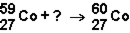 Which of the responses represent the missing particle in the following reaction?   A)    B)    C)    D)   
