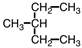 The IUPAC name for the following compound is _____.   A) 2-ethylbutane B) 2-methylbutane C) 3-methylpentane D) 3-ethylbutane