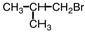 Which of the following is the structural formula of 1-bromo-2,2-dimethylpropane? A)    B)    C)    D)   
