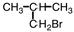 Which of the following is the structural formula of 1-bromo-2,2-dimethylpropane? A)    B)    C)    D)   