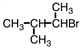Which of the following is the structural formula of 1-bromo-2,2-dimethylpropane? A)    B)    C)    D)   