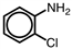 Which of the following is the correct name for the compound shown?   A) 2-chlorophenol B) 2-chlorotoluene C) 2-chloroaniline D) 1-chloroaniline