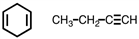 How many pi bonds are in the following two molecules, respectively from left to right?   A) 2, 1 B) 1, 2 C) 2, 2 D) 4, 3
