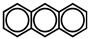 Anthracene has the structure given below and is an example of a polycyclic aromatic compound.    