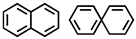 Consider the diagram below.  Both materials would be considered polycyclic aromatic compounds.    