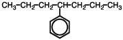 The branch name for a benzene group in the compound below is phenyl.    